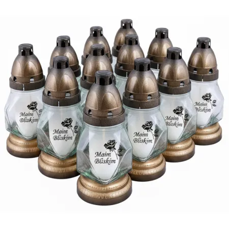 ZNICZ Z DEDYKACJĄ ,, MOIM BLISKIM " - 016 ( 1 opakowanie 12 szt. )